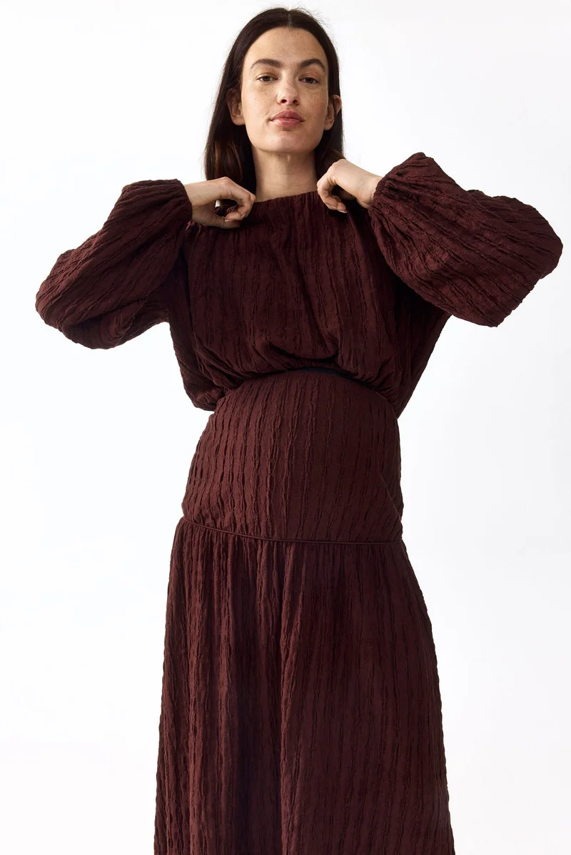 H&M MAMA Balloon-sleeved top