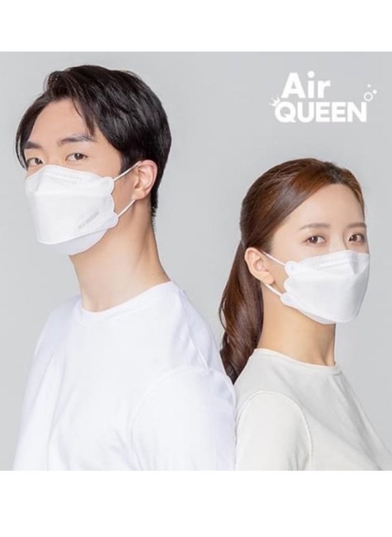 Air QUEEN Pack Of 20 Pieces Nanofiber Filter Face Mask For Adults Face Mask White  - Image 2