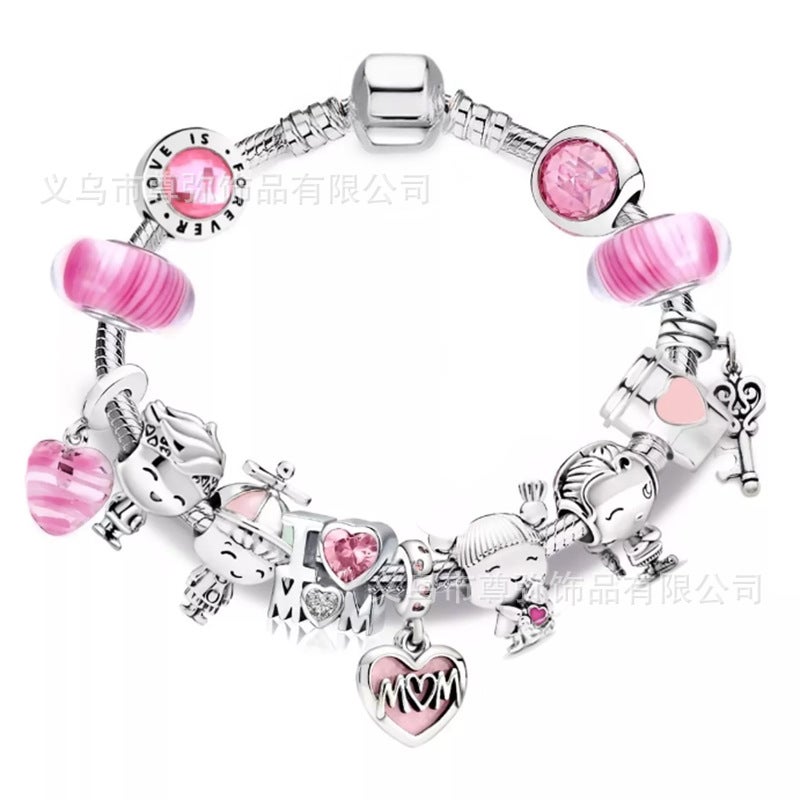 Cartoon Beaded Exquisite Bracelet Supply Cat Mermaid Boys And Girls - Image 4