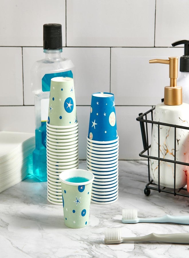 TV TOPVALUE 600 Pack 3 oz Paper Cups, Disposable Mini Cups for Mouthwash Espresso Snack Used for Bathroom, Party, Picnic, Travel and Events - Image 3