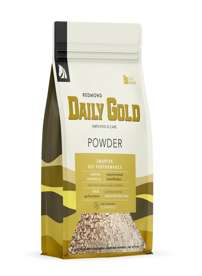 Redmond Daily Gold Stress Relief – Natural Digestive and Ulcer Supplement for Horses (5 LB) - Image 1