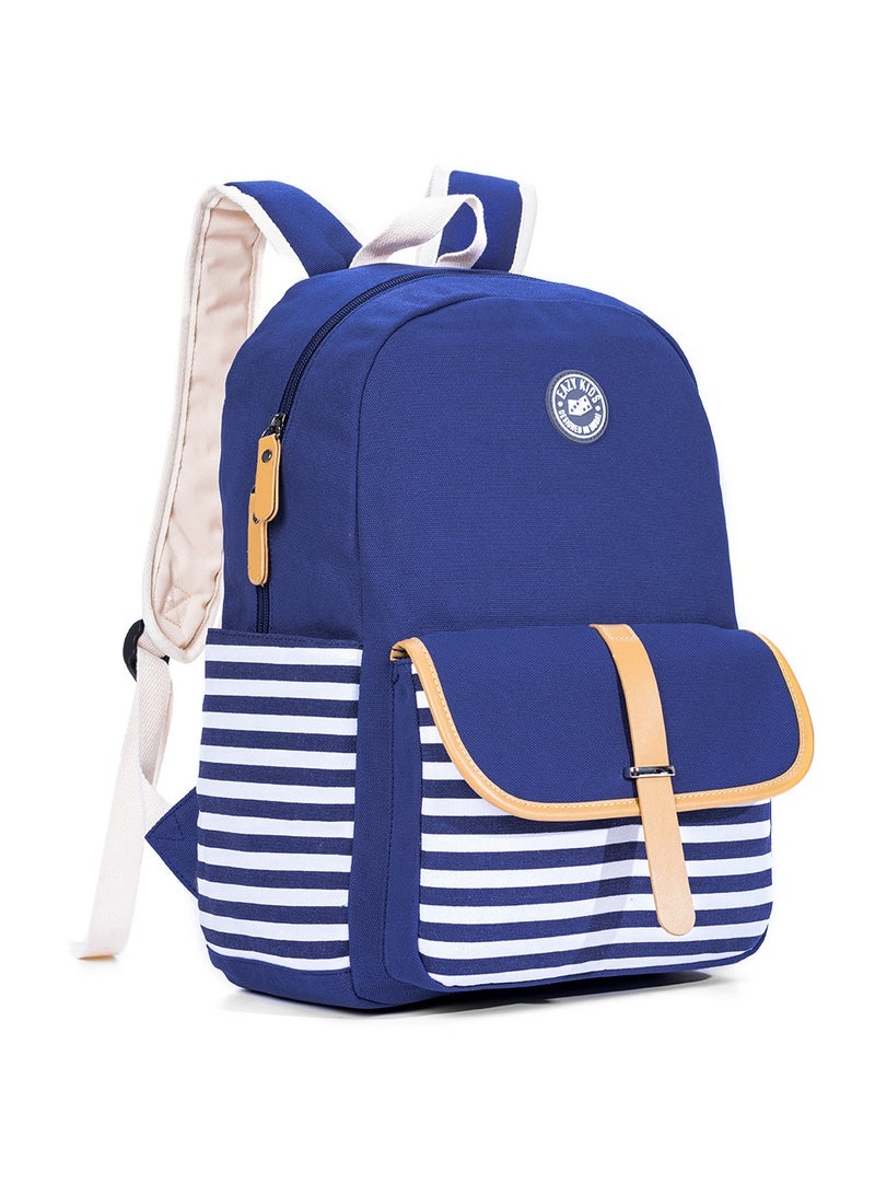 Eazy Kids حقيبة مدرسية كلاسيكية - زرقاء - Image 5