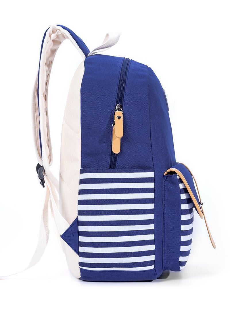 Eazy Kids حقيبة مدرسية كلاسيكية - زرقاء - Image 4