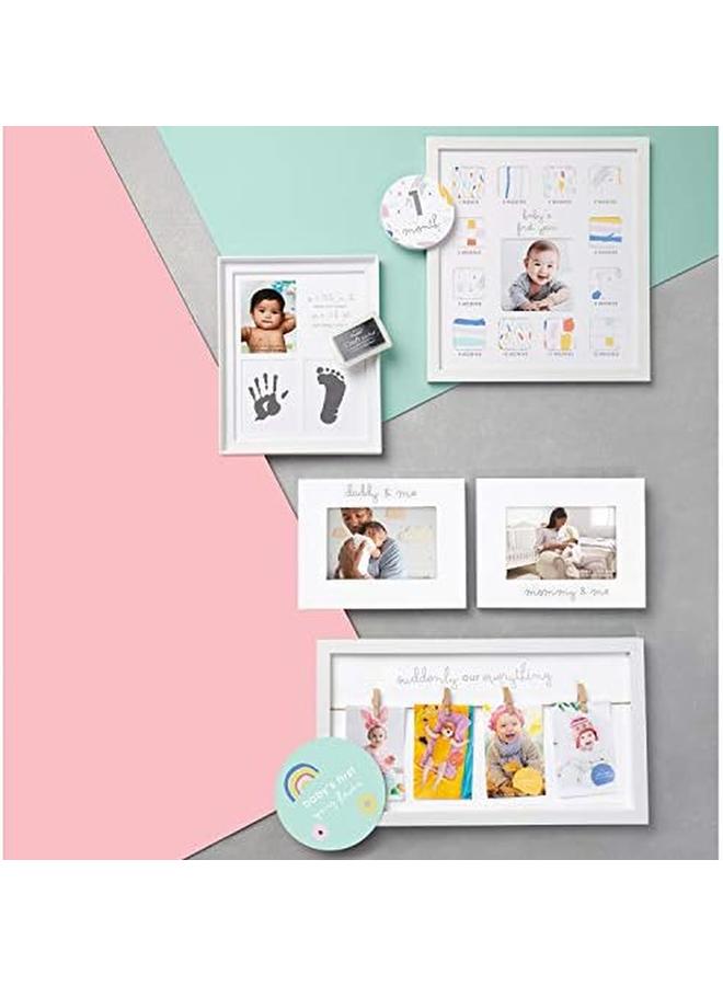 C.R. Gibson Baby'S First Year Photo Frame With Milestone Stickers 12'' X 13.25'' - Image 4