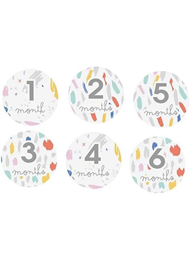 C.R. Gibson Baby'S First Year Photo Frame With Milestone Stickers 12'' X 13.25'' - Image 2