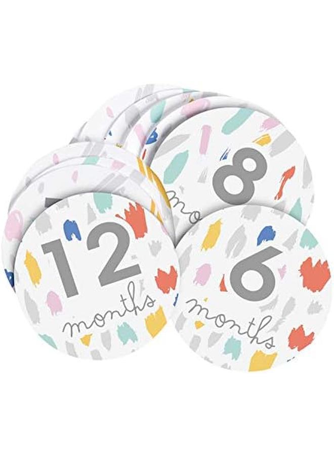 C.R. Gibson Baby'S First Year Photo Frame With Milestone Stickers 12'' X 13.25'' - Image 3