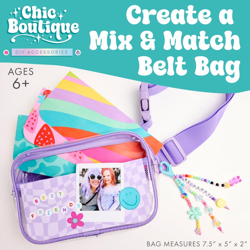 Creativity For Kids Chic Boutique Belt Bag: Diy Girls Art & Craft Kit  Girls Toys Age 6-8+  Crafts And Cute Stuff For Girls  Birthday Gifts For Girls - Image 2