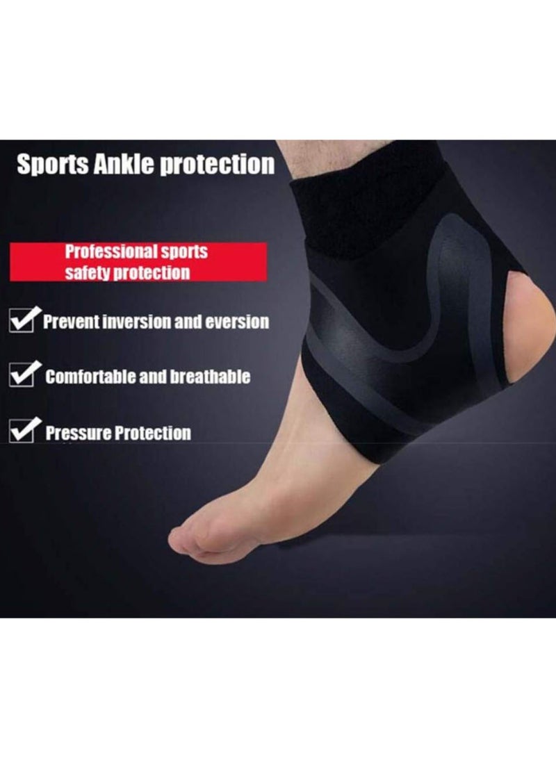 1 Pair of Men's and Women's Ankle Braces - Breathable, comfortable, adjustable, suitable for running, basketball, minor Achilles tendon sprains, joint pain relief, injury recovery, one-size-fits-all ankle supports - Image 4