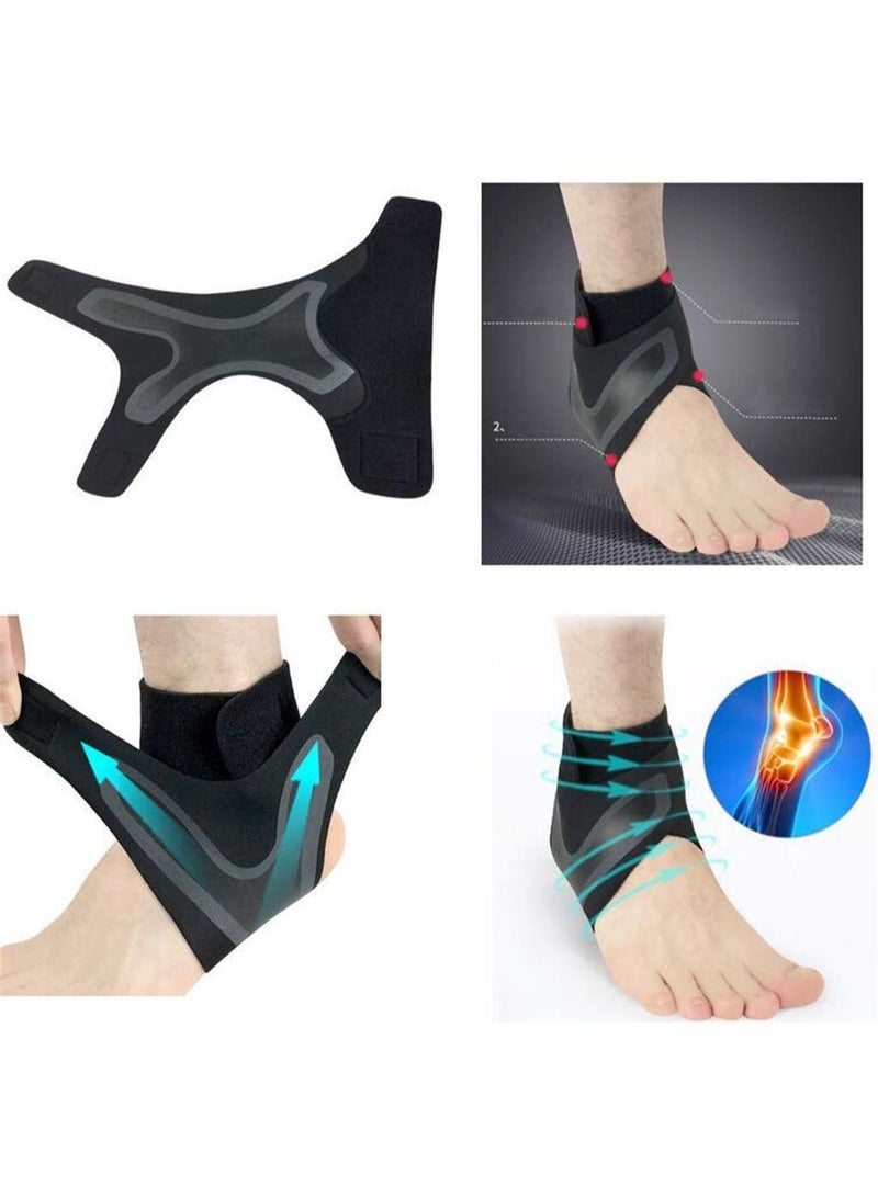 1 Pair of Men's and Women's Ankle Braces - Breathable, comfortable, adjustable, suitable for running, basketball, minor Achilles tendon sprains, joint pain relief, injury recovery, one-size-fits-all ankle supports - Image 5