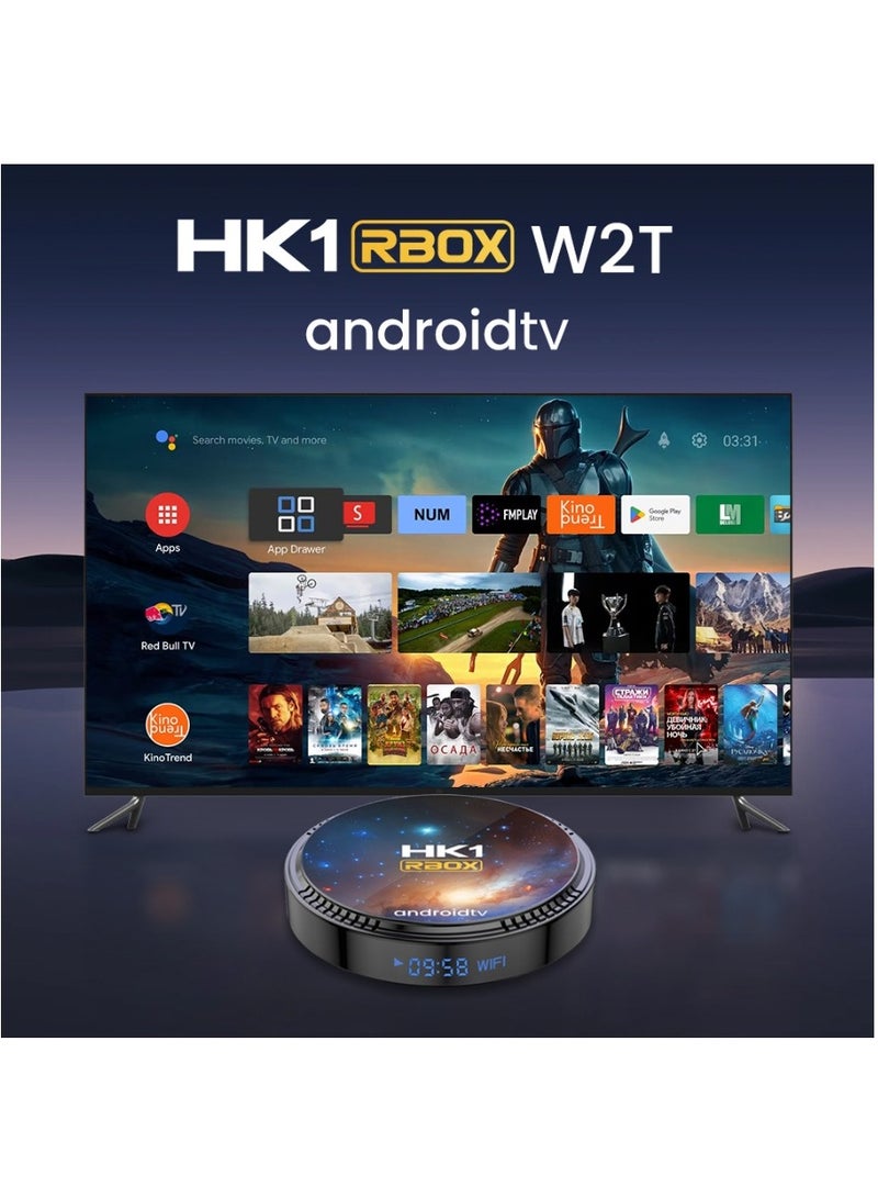 HK1RBOX Android TV Box, 2GB RAM + 16GB ROM Ultra HD 4K Smart TV Box, RGB Light Set Top Box BT5.0, HLG Mode HDR10+ WiFi 6 USB 3.0 - Image 2