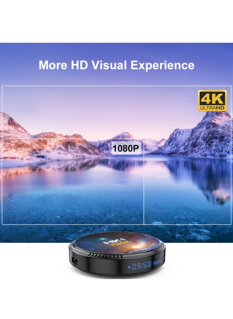 HK1RBOX Android TV Box, 2GB RAM + 16GB ROM Ultra HD 4K Smart TV Box, RGB Light Set Top Box BT5.0, HLG Mode HDR10+ WiFi 6 USB 3.0 - Image 4