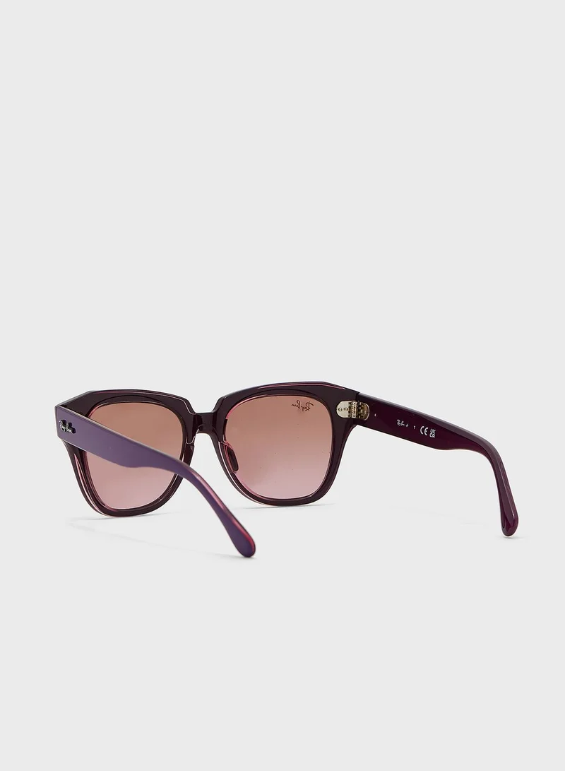 Ray-Ban Junior 0Rj9186S Junior State Street Square Sunglasses