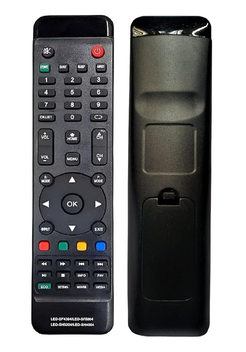 ALERHA بديل أصلي لجهاز التحكم عن بعد لتلفاز إنتكس متوافق مع الطراز 3201 3204 3214 3250 3253 3254 - جهاز التحكم عن بعد يتطابق مع كل الأزرار بشكل مثالي. - Image 1