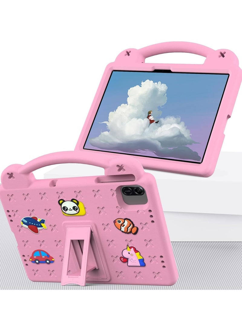 Kids Case Compatible with Honor Pad X8b 11-inch 2026 Tablet, Anti-Fall Shockproof Stand Hand-Held EVA Protective Cover for Honor Pad X8b