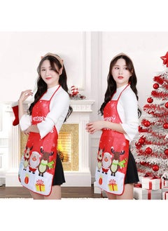 2 Pack Chistmas Apron, Holiday Kitchen Apron Christmas Santa Claus/Elk/Snowman Style Decoration Apron For Christmas Dinner Party Cooking Baking Crafting House Cleaning Kitchen - pzsku/Z0E8AE9279EE727756759Z/45/_/1733731348/8b653439-1cf5-47f1-b3b6-0fd3aa425095