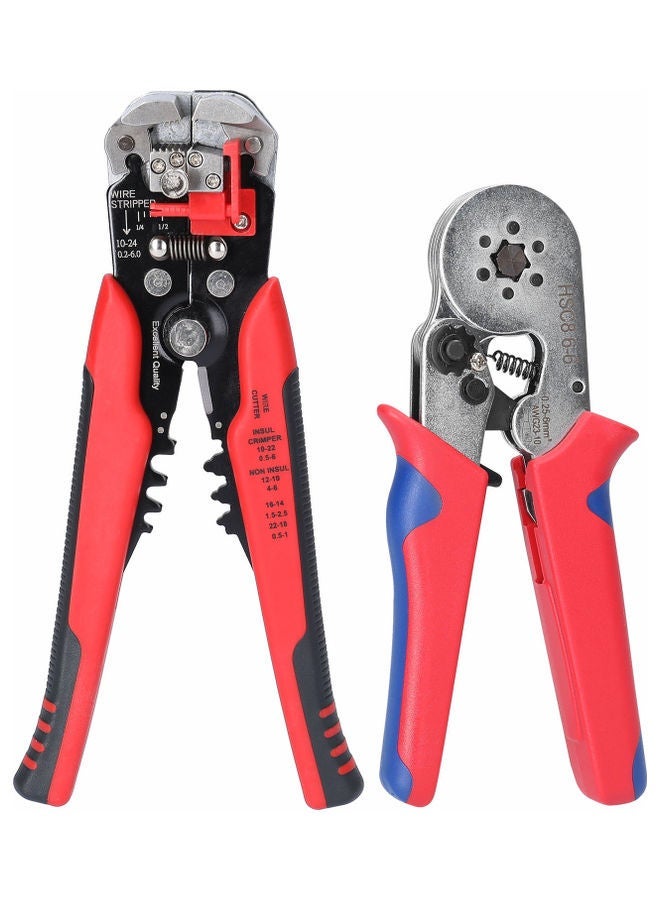 NIBEMINENT Crimper And Stripper Tool Set Multicolour - Image 1