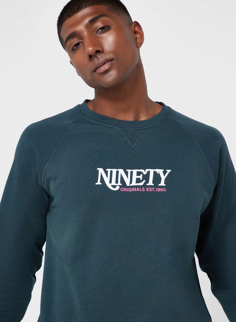 JACK & JONES Slogan Sweatshirt