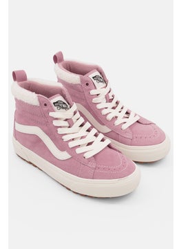 Women SK8-Hi Lace Up Sport Shoes, Pink