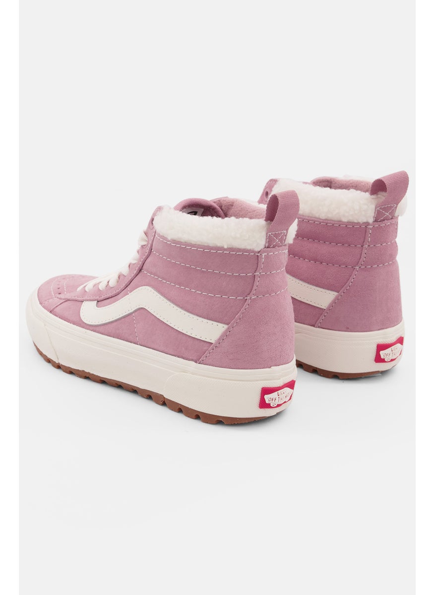 VANS - Women SK8-Hi Lace Up Sport Shoes, Pink - Image 1