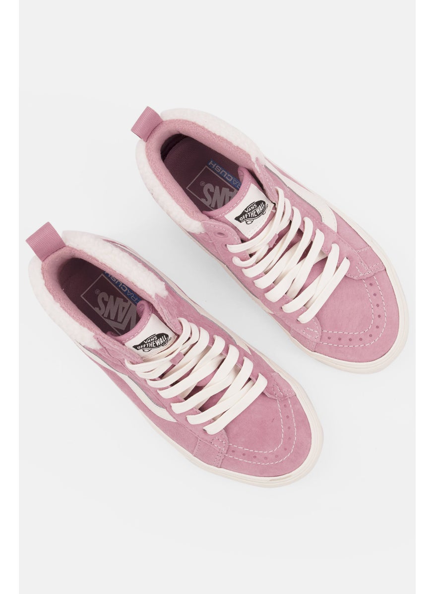 VANS - Women SK8-Hi Lace Up Sport Shoes, Pink - Image 1