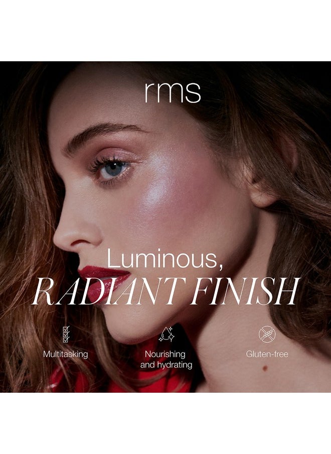 RMS Beauty RMS Beauty Luminizer - Cream Highlighter Makeup, Face Highlighter & Inner Corner Eye Highlighter, Glow Balm Dewy Makeup Face Highlighters & Luminizers  - Image 2