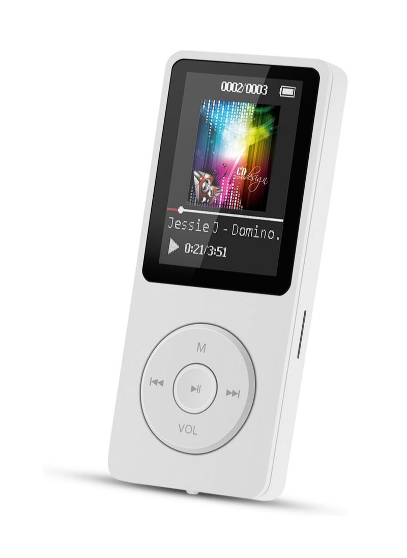 Generic - MP3 Player with Bluetooth Portable MP4 Player MP3 Music Player 1.77 Inch LCD Screen Video Player Photo Viewer Support TF Cards Support Music FM Radio Video - Image 1