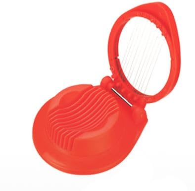 Attachh Egg Slicer for Kitchen Egg Cutter Slicer White Boiled Egg Cutter Ideal Cooking Gadget Egg Slicer for Boiled Eggs Pack of 1 - Image 1