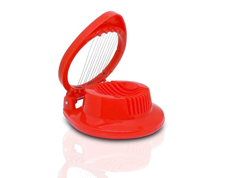 Attachh Egg Slicer for Kitchen Egg Cutter Slicer White Boiled Egg Cutter Ideal Cooking Gadget Egg Slicer for Boiled Eggs Pack of 1 - Image 2