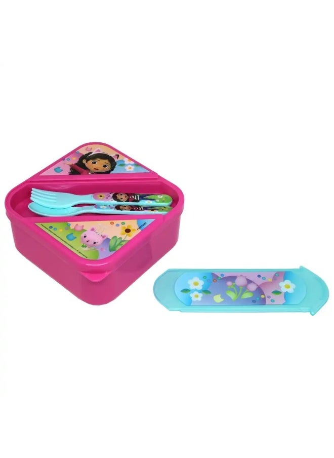 Generic Gabby’s Dollhouse Lunch Box with Cutlery - 112-63-25  - Image 2