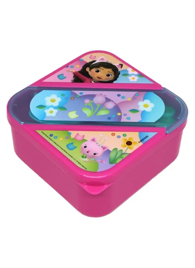 Generic Gabby’s Dollhouse Lunch Box with Cutlery - 112-63-25  - Image 1