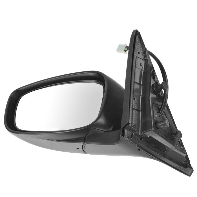 TRQ Driver Side Mirror Assembly Electric Adjustment Heated Memory Black Compatible with 20082013 INFINITI G37 20142015 Q60 IN1320114