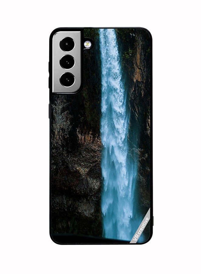 VR CREATIVE Protective Case Cover For Samsung Galaxy S21 FE 5G Pas Sans Logo Design Multicolour - Image 1