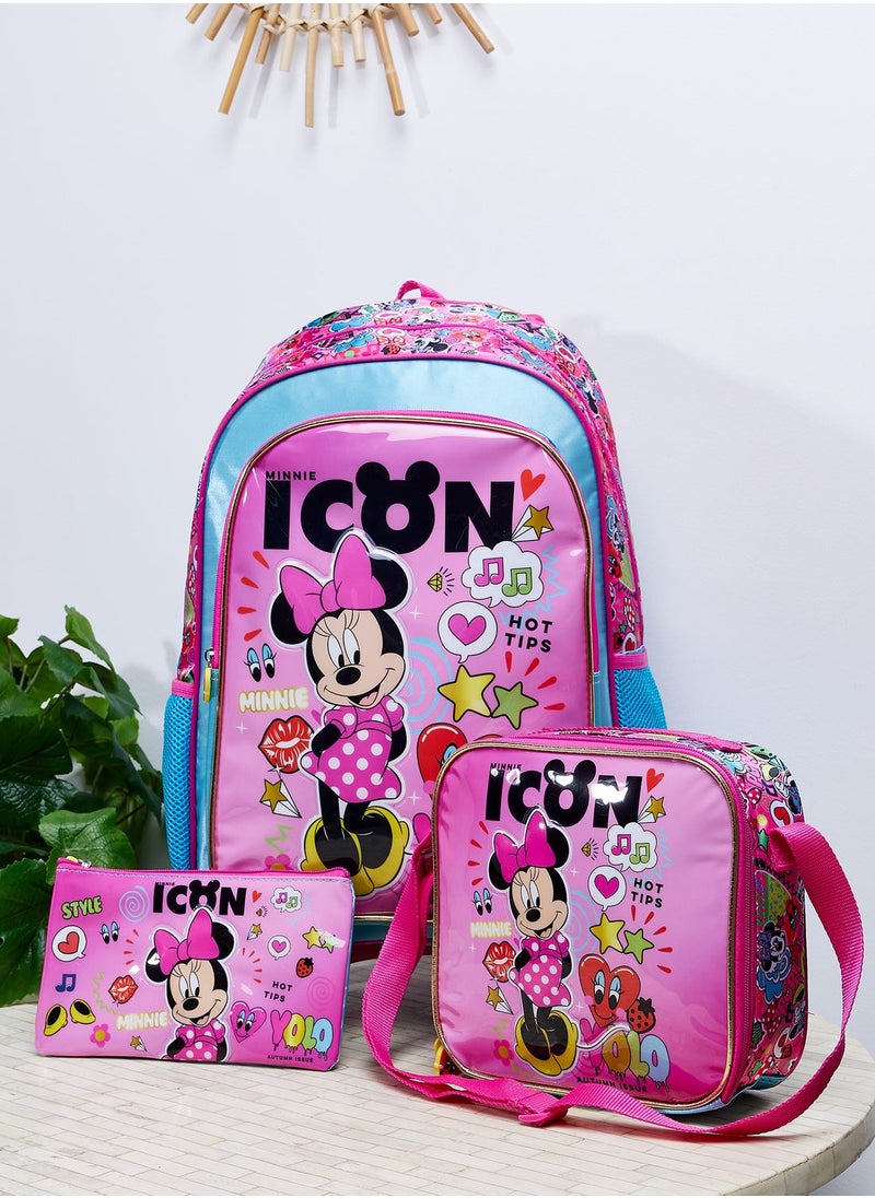 Disney - Disney Minnie Mouse Back To School 3In1 Trolley Box Set - Image 1