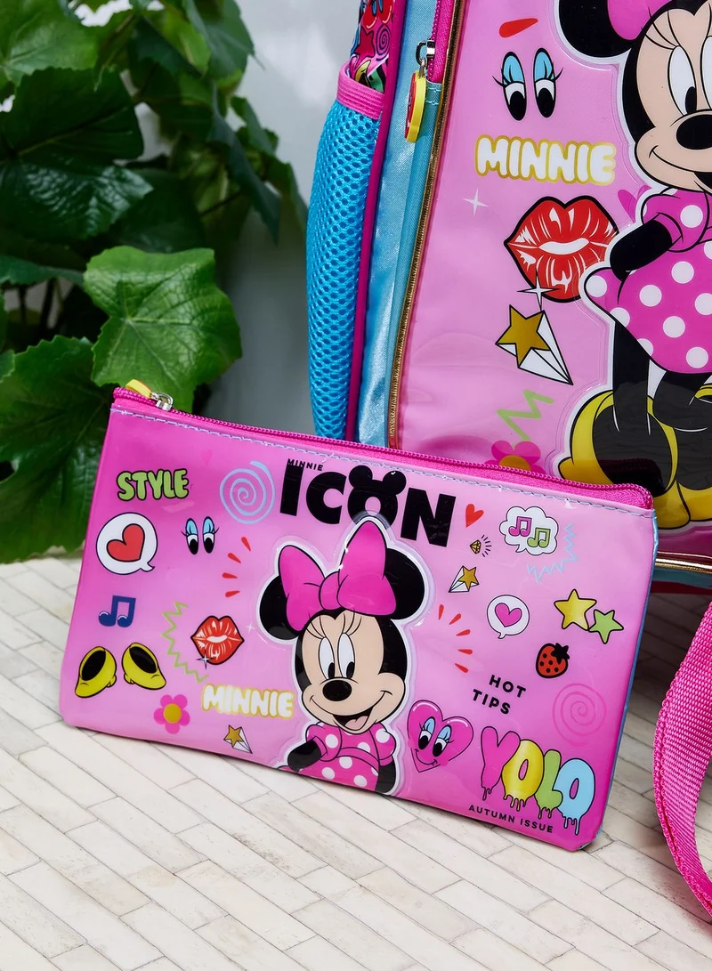 ديزني Disney Minnie Mouse Back To School 3In1 Trolley Box Set