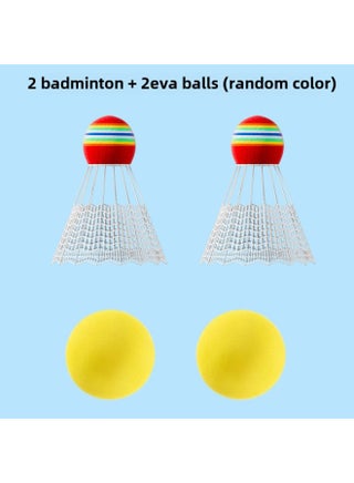 Children Badminton Racket Suit Kindergarten Parent-child Interaction Students Outdoor Sports Tennis Racket Toys Wholesale-Color:2 Badminton + 2eva Balls (random Color) - pzsku/Z0E8B40BC4180D45955CBZ/45/1746217259/577b0c53-872c-44a1-9148-d4e9512f0465