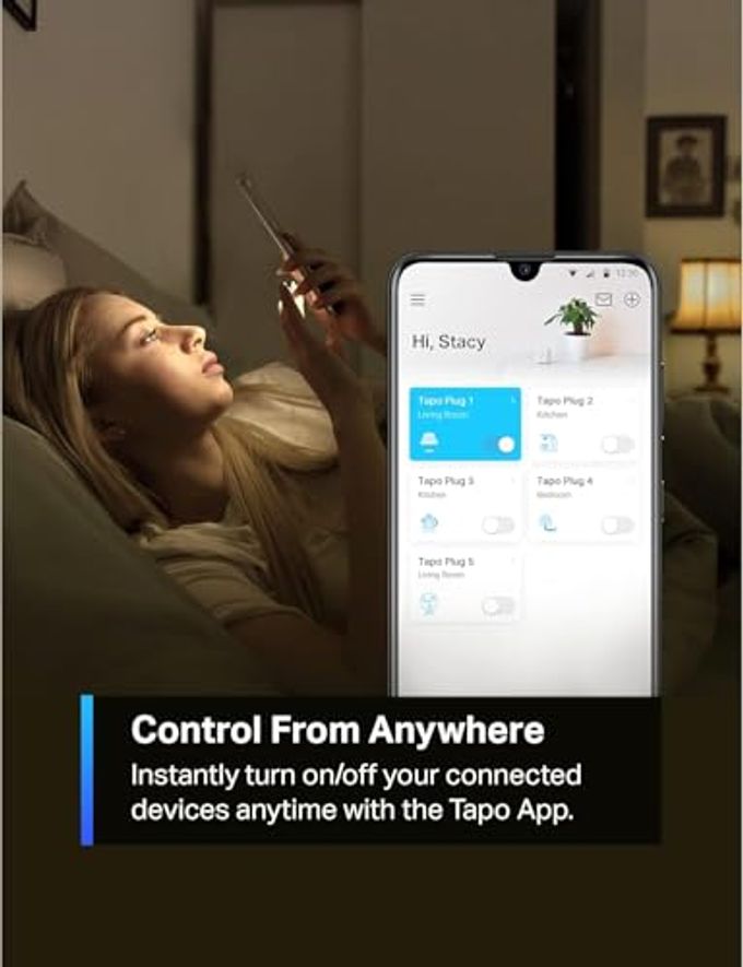 tapo Tp-Link Tapo Smart Plug Mini 15A, Smart Home Wi-Fi Plug, Super Easy Setup, Compatible With Alexa & Google Home, No Hub Required, Ul Certified, 2.4G Wifi Only, White, Tapo P105(4-Pack) - Image 3