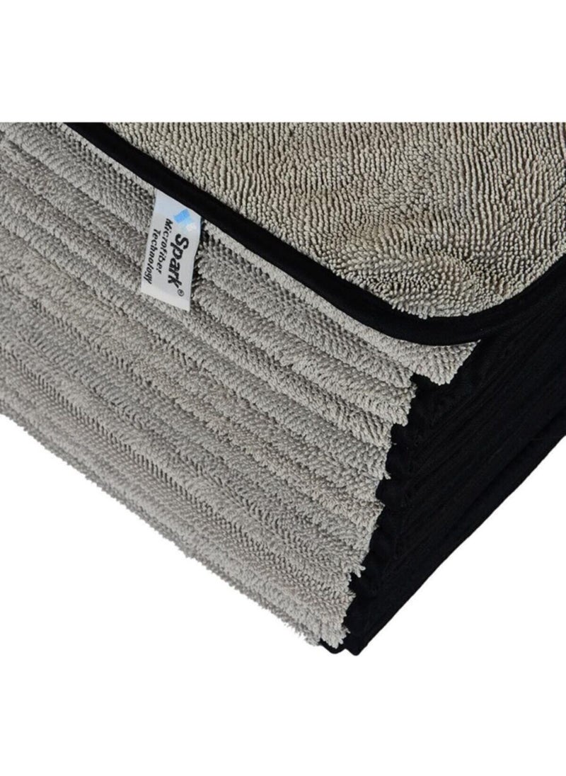 Spark Microfiber Uber Double Face Towel Cloth Ultra Car Drying Cleaning and Glass Cloth 40X60 cm  - Image 5