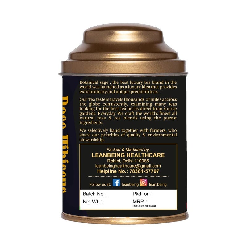 Botanical Sage - Rose Hibiscus White Tea 30 Pyramid Tea Bags | Selected | Luxury Tea - Image 4