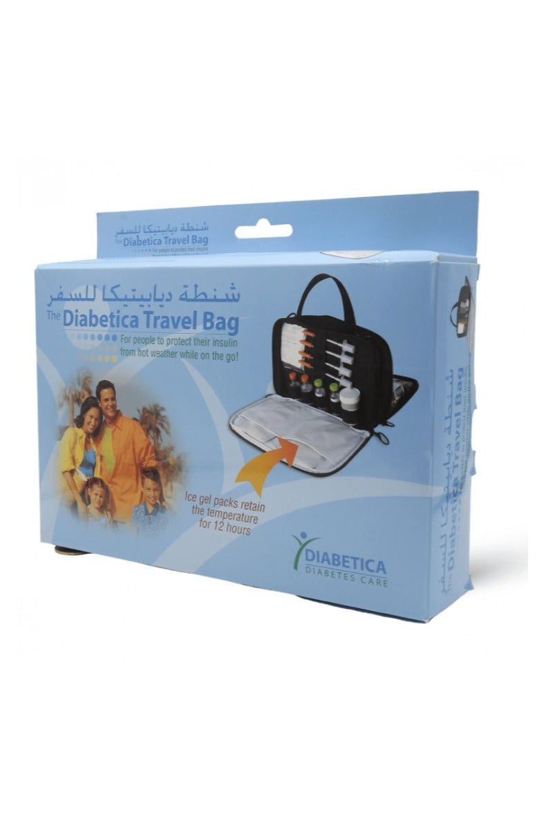 دايابتيكا حقيبة ديابتيكا لحمل الأنسولين أثناء السفر – معزولة حراريًا وآمنة للتنقل - Image 2