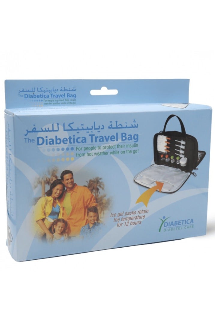 دايابتيكا حقيبة ديابتيكا لحمل الأنسولين أثناء السفر – معزولة حراريًا وآمنة للتنقل - Image 4