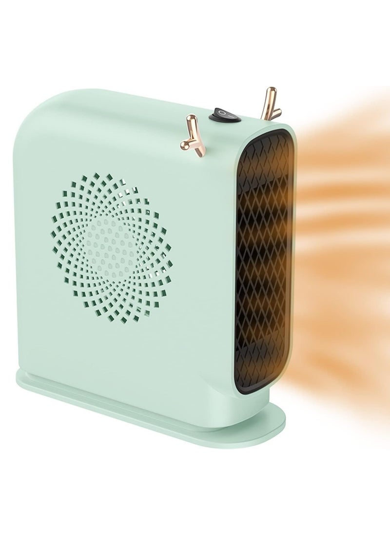 DubaiGallery - 500W Electric Fan Heater, Desktop Warm Air Blower Home Appliances - Image 1