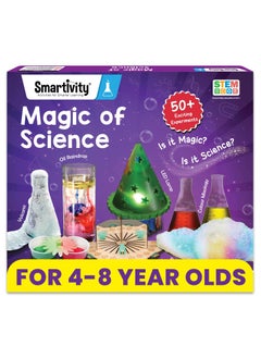 Smartivity Smartivity Magic of Science Experiment Kit for Boys & Girls Age 4-6-8| Birthday Gift for Kids Age 4-8 | Kids Safe Physics & Chemistry Kit  - Image 1
