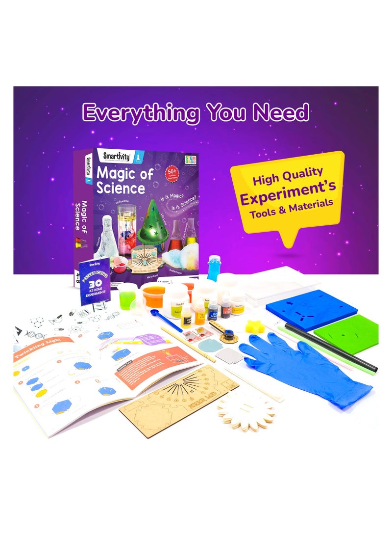 Smartivity Smartivity Magic of Science Experiment Kit for Boys & Girls Age 4-6-8| Birthday Gift for Kids Age 4-8 | Kids Safe Physics & Chemistry Kit  - Image 5