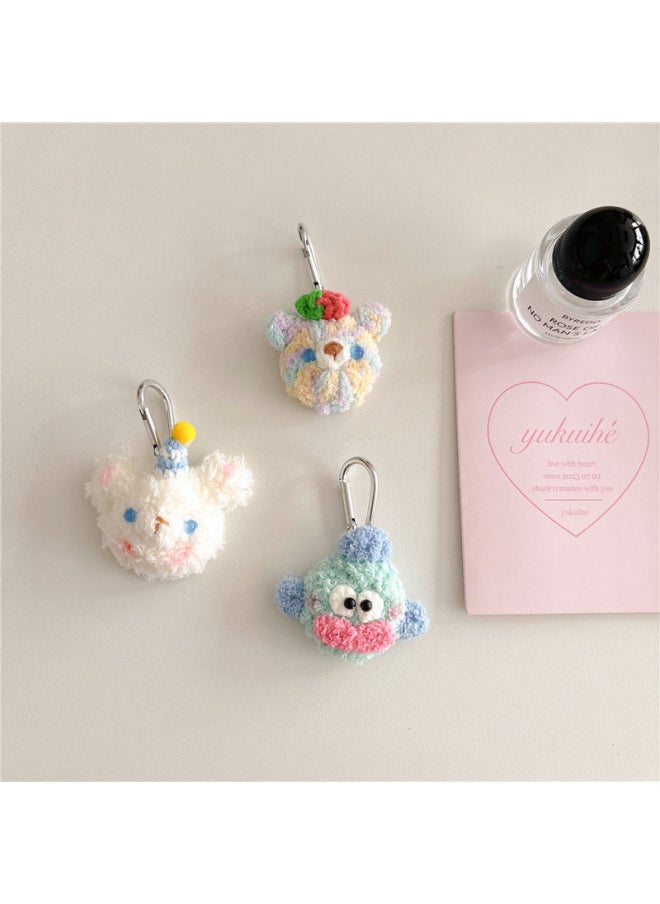 Generic - Han Feng Cartoon Doll For Apple Airtag Locator Protective Cover Pet Anti-lost Tracker Protective Case-Color:Kitten-Applicable Model:Airtag - Image 1