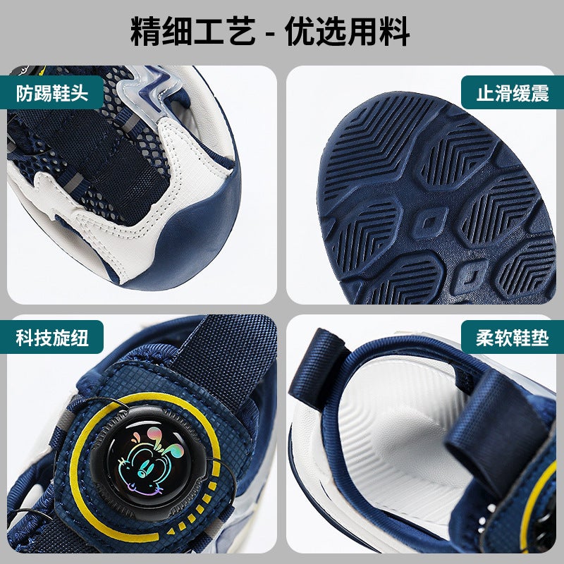 Non-Slip Soft-Soled Children'S Boys' 2025 Sandals, New Closed-Toe Babudou Summer Beach Shoes For Little Boys - Image 2