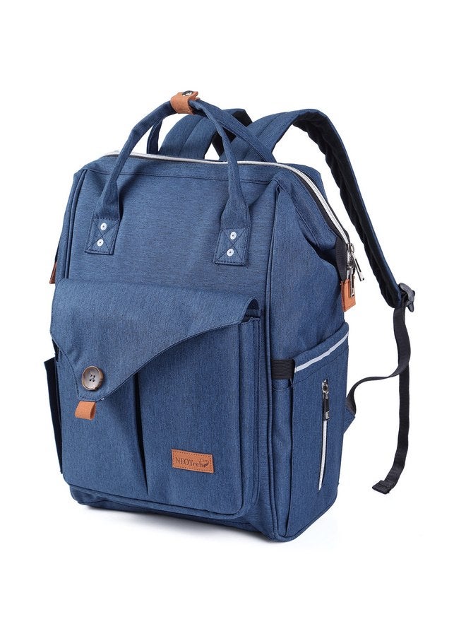 NeoTech Care NeoTech Care Diaper Bag Backpack for Baby Girl/Boy, Wide Opening, Multifunction Organizing Pockets (Blue) - Image 1