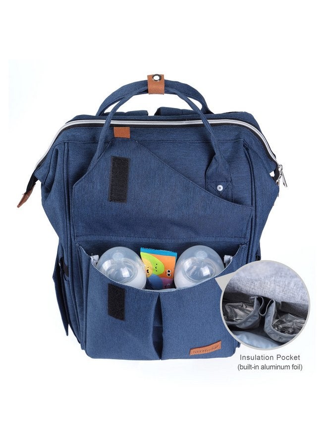 NeoTech Care NeoTech Care Diaper Bag Backpack for Baby Girl/Boy, Wide Opening, Multifunction Organizing Pockets (Blue) - Image 4
