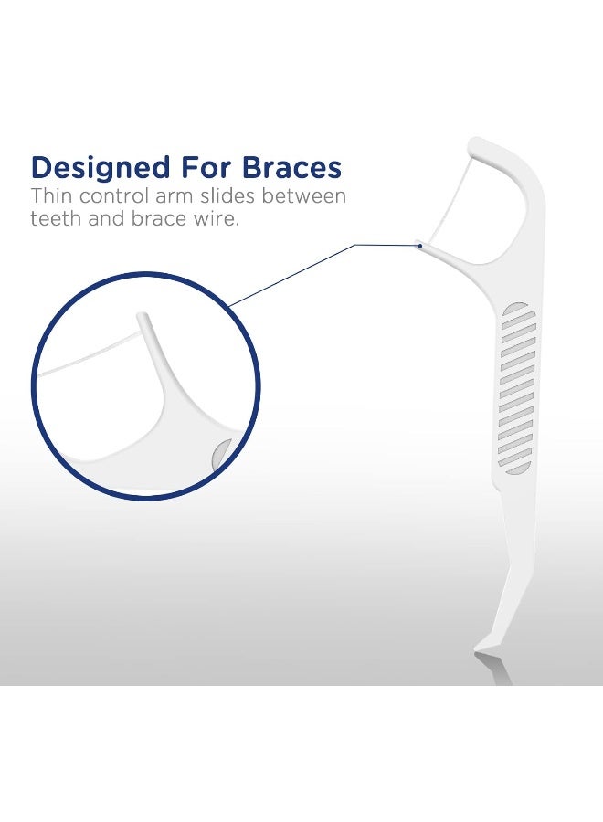 Fremouth Upgraded Orthodontic Flossers for Braces - Ortho Dental Floss Picks, 100 Count (Pack of 1) - Image 3