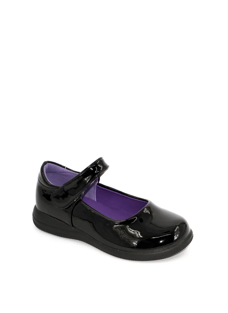 جيومني Girls School Shoes – Comfortable Black Formal Uniform Footwear for Daily Wear | Non-Slip Sole, Durable Stitching, Cushioned Insole | Back to School Essentials