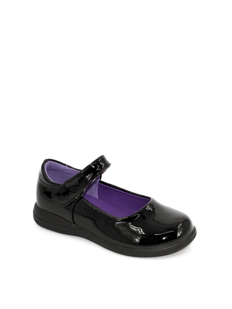 Geoomnii Girls School Shoes – Comfortable Black Formal Uniform Footwear for Daily Wear | Non-Slip Sole, Durable Stitching, Cushioned Insole | Back to School Essentials